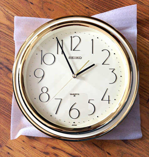 Seiko quartz wall - wall, clock