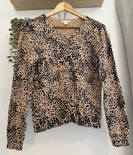Leopard print cardigan - leopard,