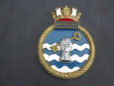 ROYAL NAVY HMS/M DREADNOUGHT (S101) CAST ALUMINIUM SHIPS PLAQUE