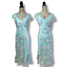 Vintage 90s Y2K Monsoon Silk