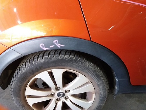 Moulding wheel arch rear - moulding,