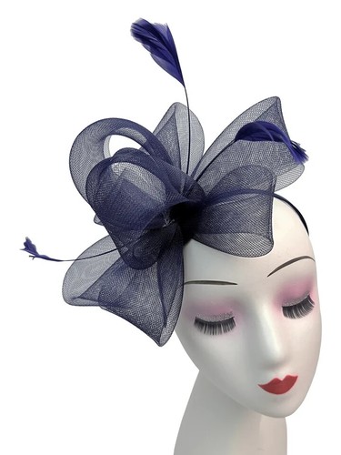 New feather looped headband - new,