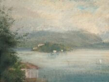 Antique Original gouache painting in the manner of Joseph Mallord William Turner