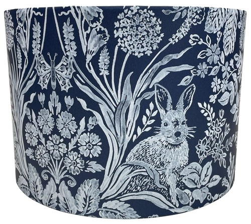 Navy blue rabbit hare - navy,