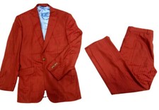 Vintage OZWALD BOATENG 2 Piece Suit 100% Wool Trousers & Jacket Size 42