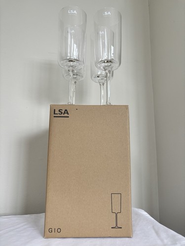 Lsa gio champagne - flutes, clear