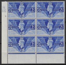 GB 1946 2.5d Victory Cyl Block