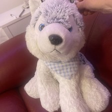 Husky Dog Plush Big Soft Toy