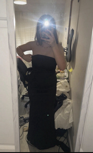 Polly black strapless - oh,