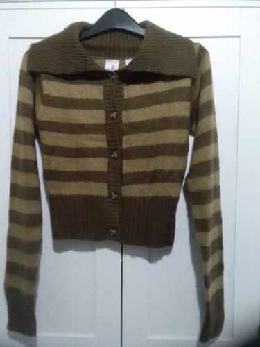 Assos collared cardigan brown - assos,