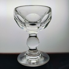 Antique Penny Lick Glass /