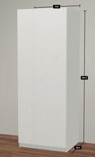 Ikea pax wardrobe white 2 - wardrobe:,