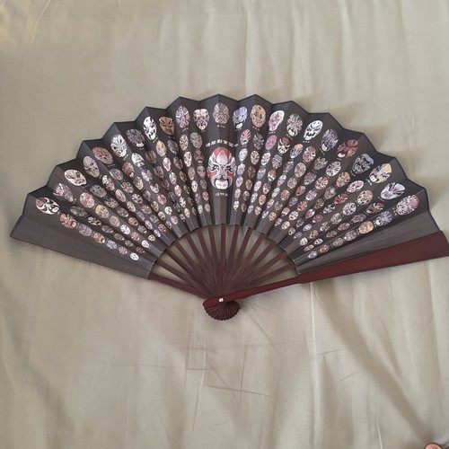 Chinese large vintage - hand, fan