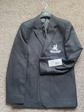 TRUTEX Balshaw High School Size36 Age13 Boys Black Blazer. Brand New.