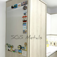 SGS Brushed Stainless Steel Magnetic Notice Board & Bespoke Sizes made to order