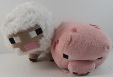 Minecraft: Sheep + Pig Plush - Mojang c.2014