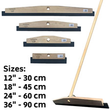 Floor Squeegee Rubber Mop Head Handle Large Industrial Wet Wiper Blade Shower