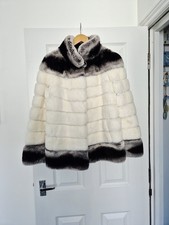 Real Chinchilla Fur Coat