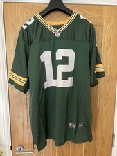 Nike Green Bay Packers Aaron Rodgers Home Jersey Size 44 Men’s Large XL