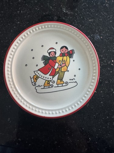 Wedgwood christmas plates - christmas, 10cm