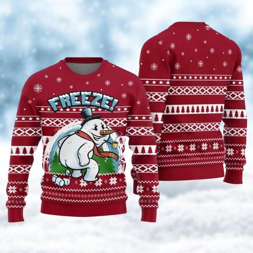 Naughty snowman ugly - snowman, christmas
