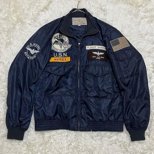 Avirex flight jacket - navy, usn