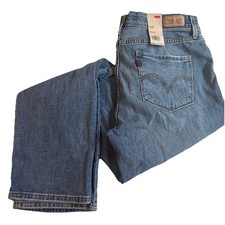 Levi's 525 Women's 14S/32 Perfect Waist Straight Leg Blank “R” Red Tab Jeans