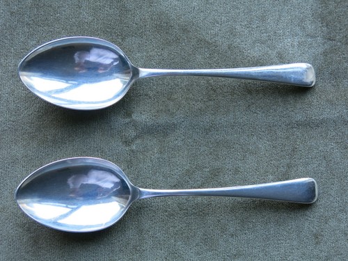 Pair antique silver plated - antique,