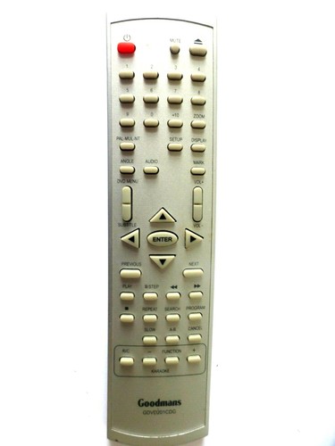 Goodmans dvd karaoke remote - goodmans,