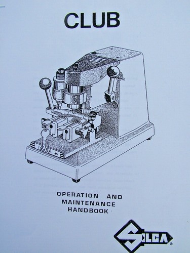 Silca club key cutting machine - key,