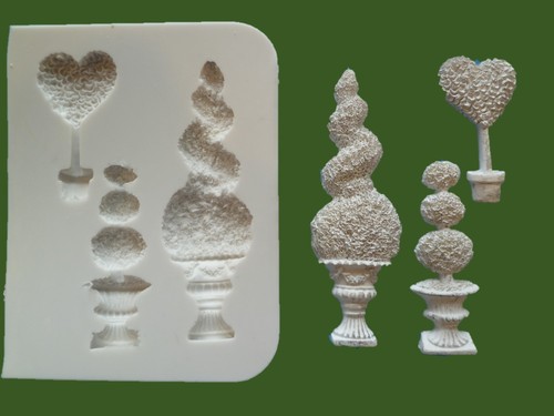 Topiary tree set - topiary, silicone
