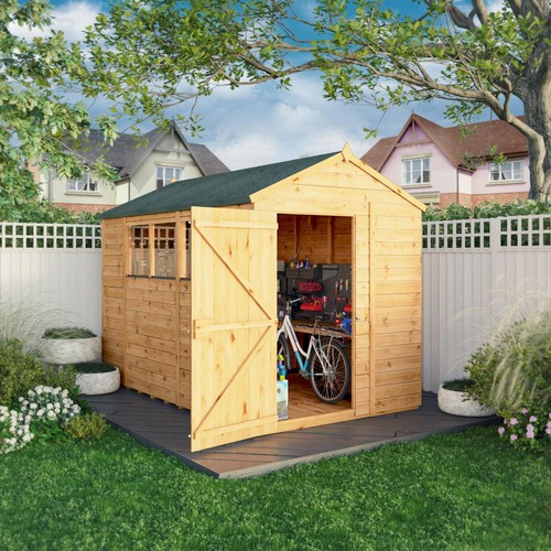 Wooden garden shed - x,