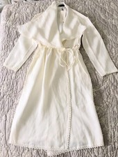 Zara Woman Crochet Linen Coat