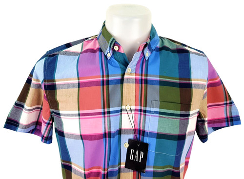 Gap mens multicoloured check - multicoloured,