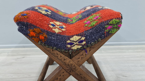 Rustic stool vintage baho - stool,,