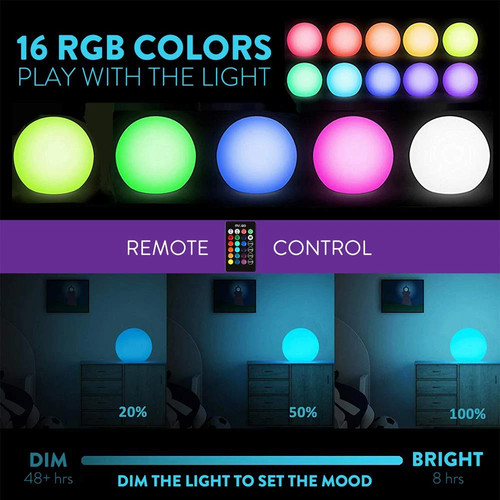 Rgb color changing led - led, globe