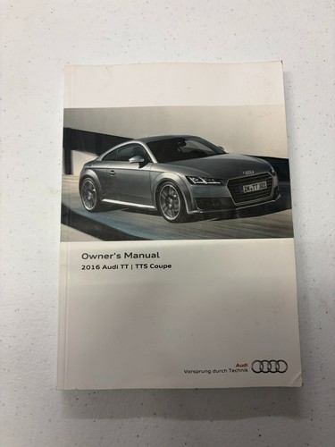 2016 audi owner manual - 2016, tt