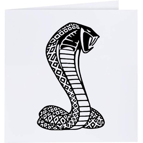 Threatening cobra greeting - 'threatening,