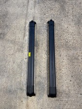 BLACK LOCKABLE ROOF CROSS BARS KIT FOR LAND ROVER DISCOVERY 3 4 L319 2004-2016