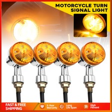 4Pcs Amber Motorcycle