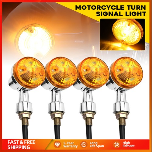 4pcs amber motorcycle - 4pcs,