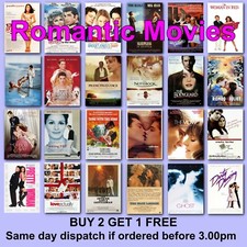 Poster CLASSIC ROMANTIC HD MOVIE POSTERS Film Love Gift for Wife Girlfriend 