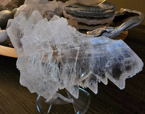 Fishtail selenite - fishtail, (angel