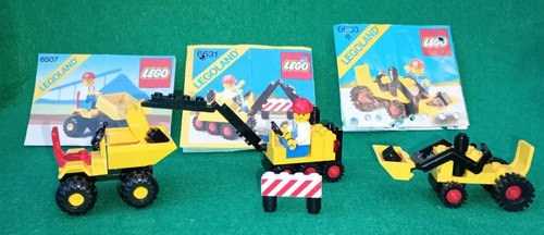1980s lego town - 3x,