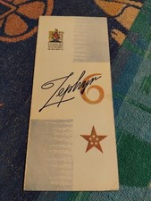 Ford Zephyr 6 Mark 1 Brochure