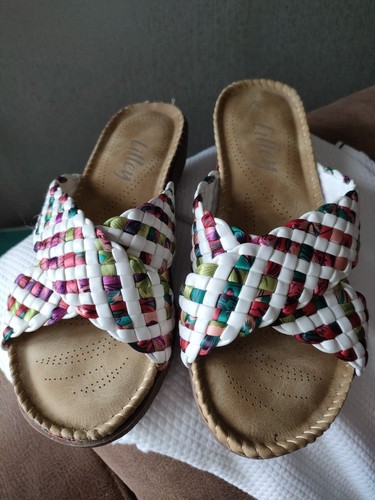 Ladies slip sandals - , 4