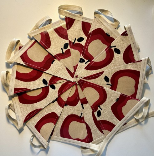 Handmade oilcloth bunting - oilcloth,