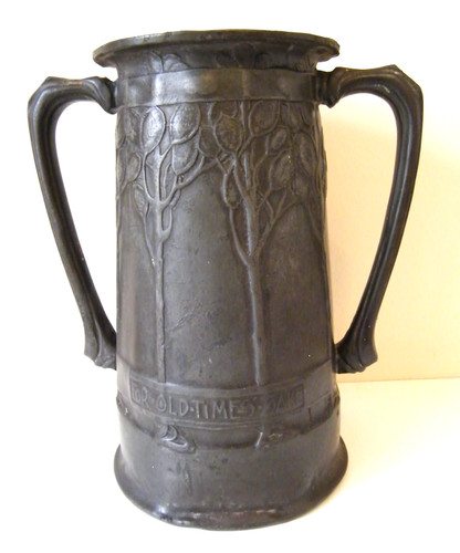 Antique tudric pewter tree - antique,