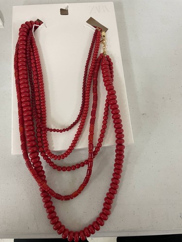 Zara multi strand - zara, red