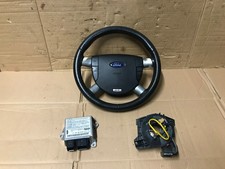 FORD MONDEO MK3 ST220 ST TDCI RED STITCHING STEERING WHEEL WITH CRUISE CONTROL